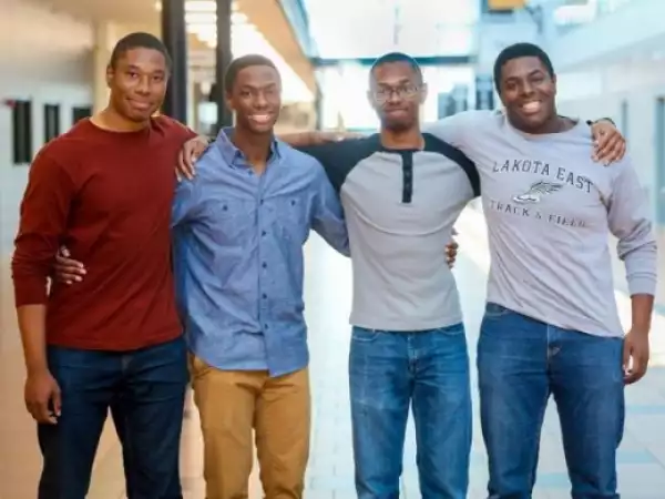 Teen Quadruplets Brothers All Gain Admission Into Ivy League Universities (Photos)